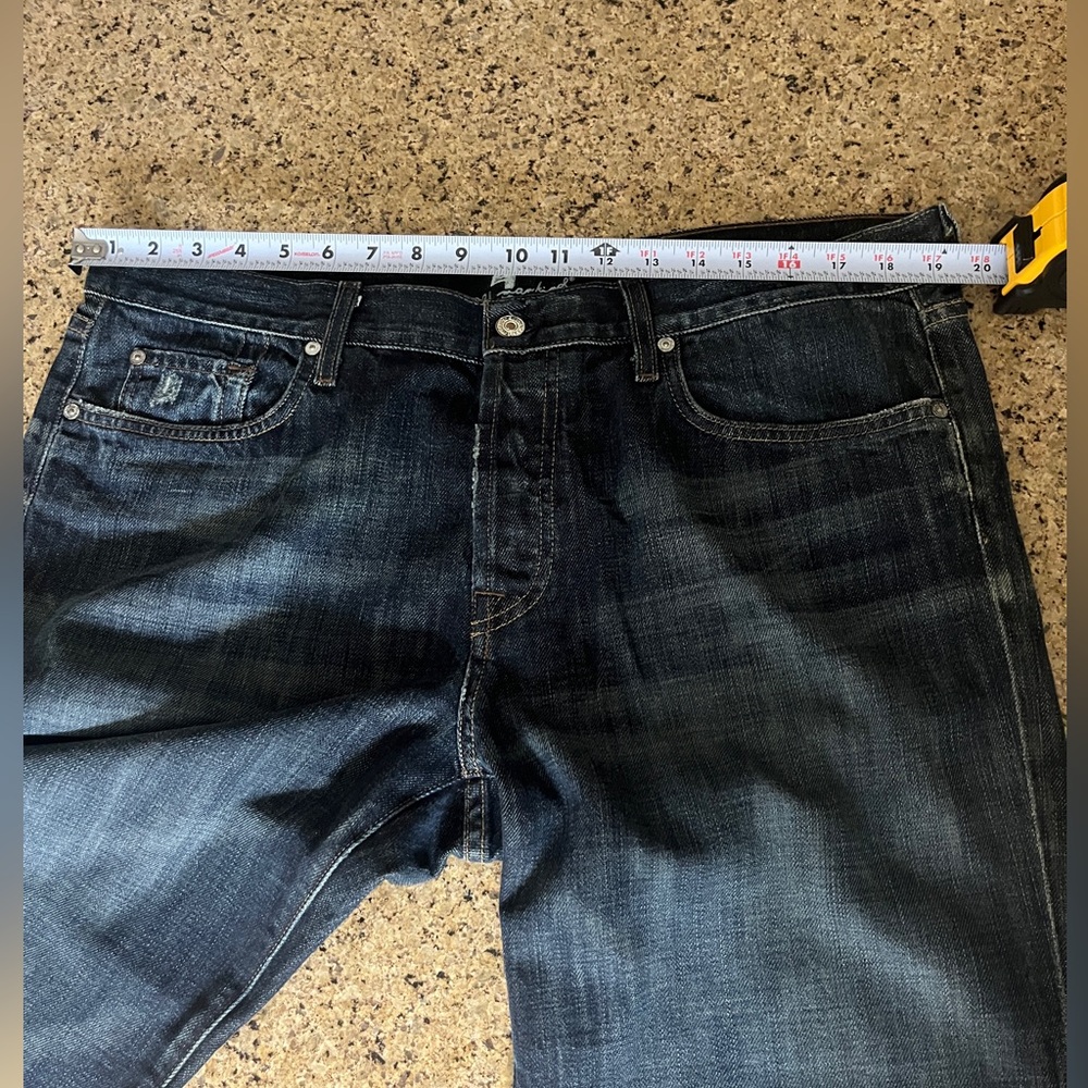 Mens’ 7 For All Mankind Dark Wash Relaxed Jeans - Picture 8 of 8